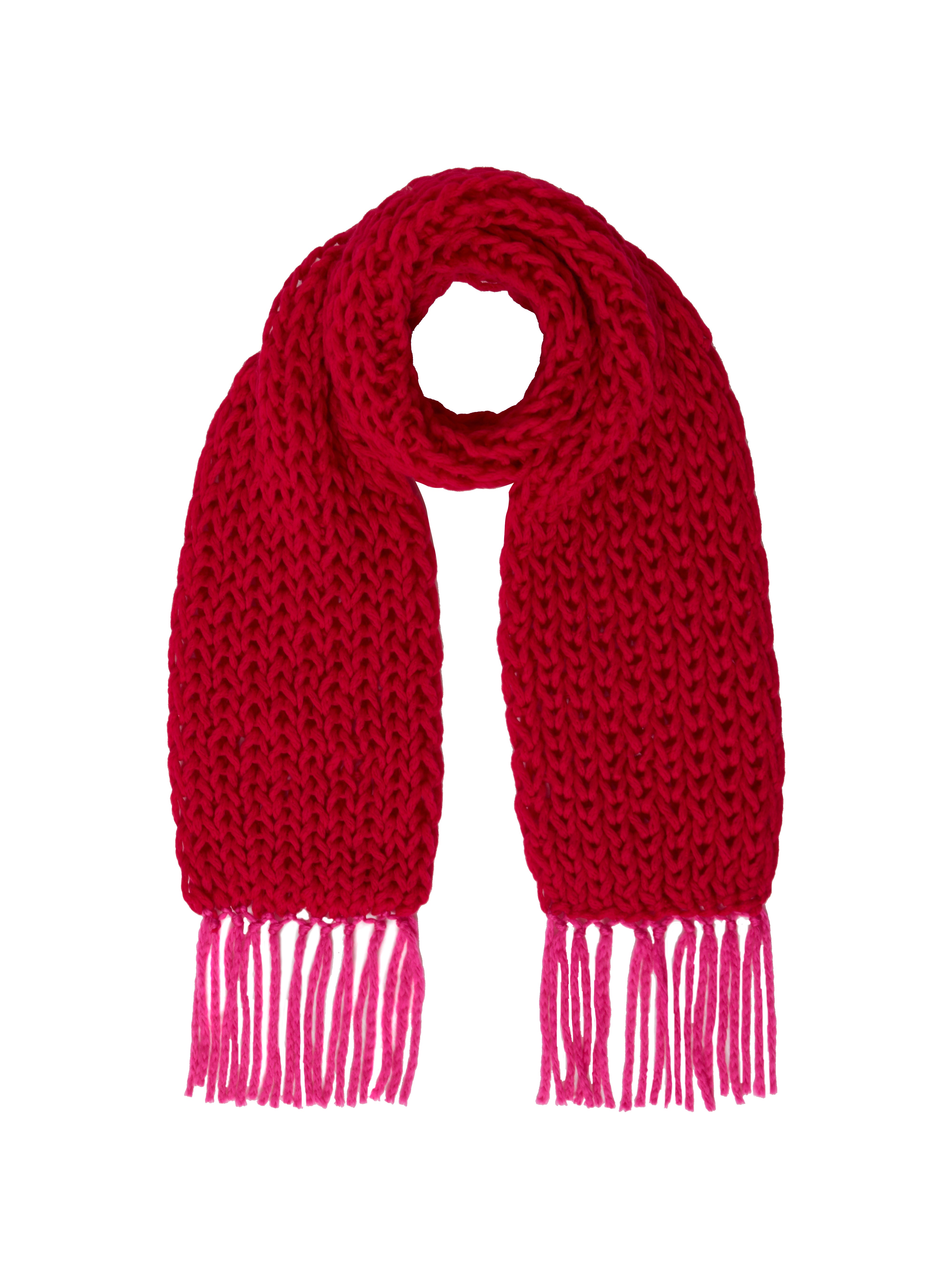 Scarf fringes Merino Wool