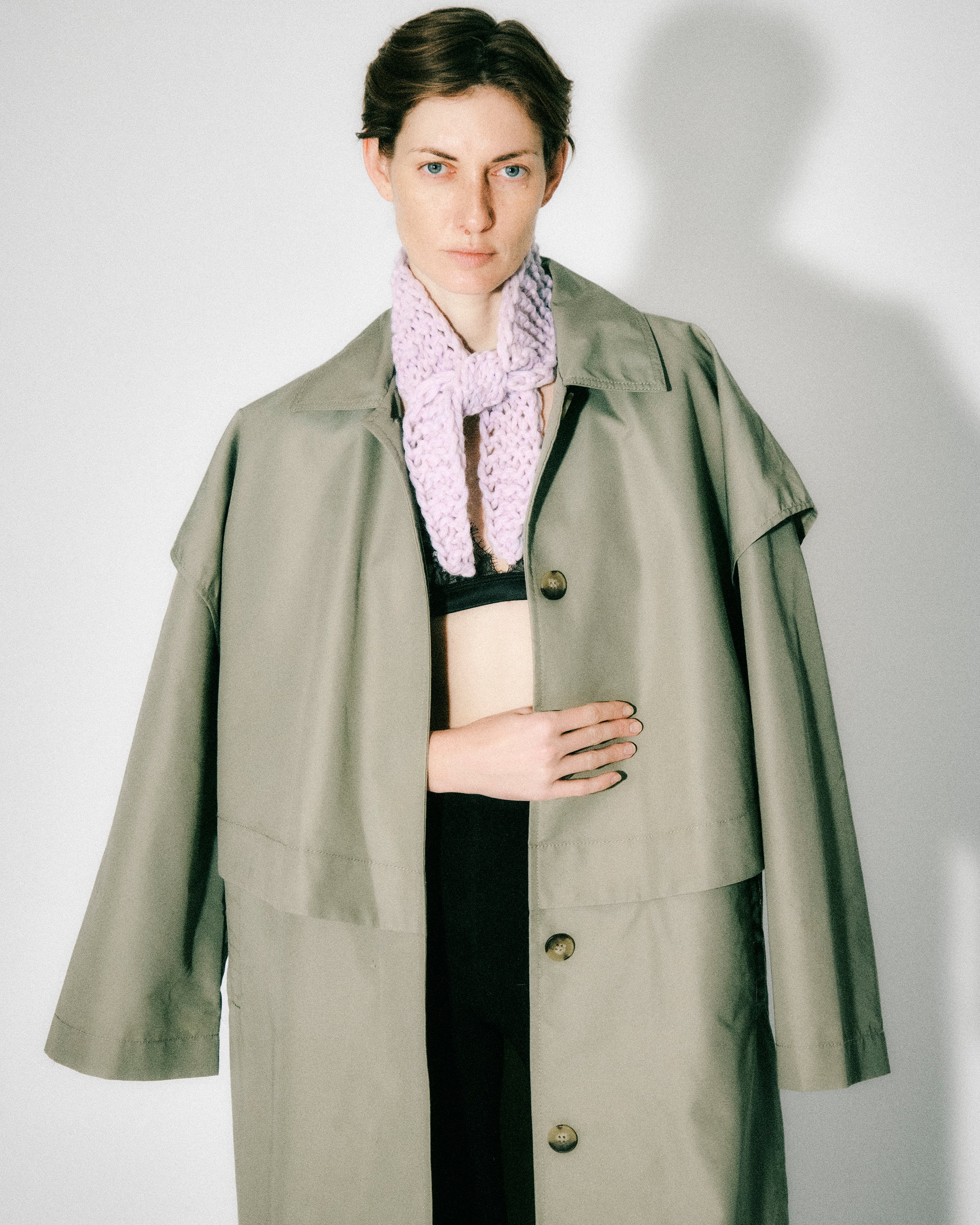 Klassische Strickjacke aus Merinowolle in Rot